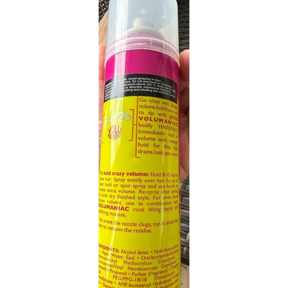 Schwarzkopf got2b Volumaniac Bodify Hairspray 9.1 oz Dramatic Hold  75%full